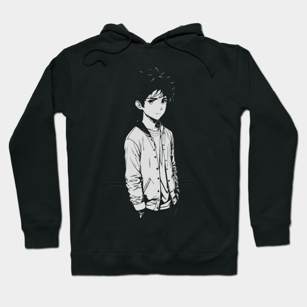 Anime Boy 03 Hoodie by SanTees